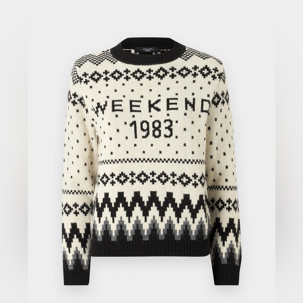 🥰🥰🥰 WEEKEND MAXMARA PARIDE - JUMPER - BIANCO Size XS